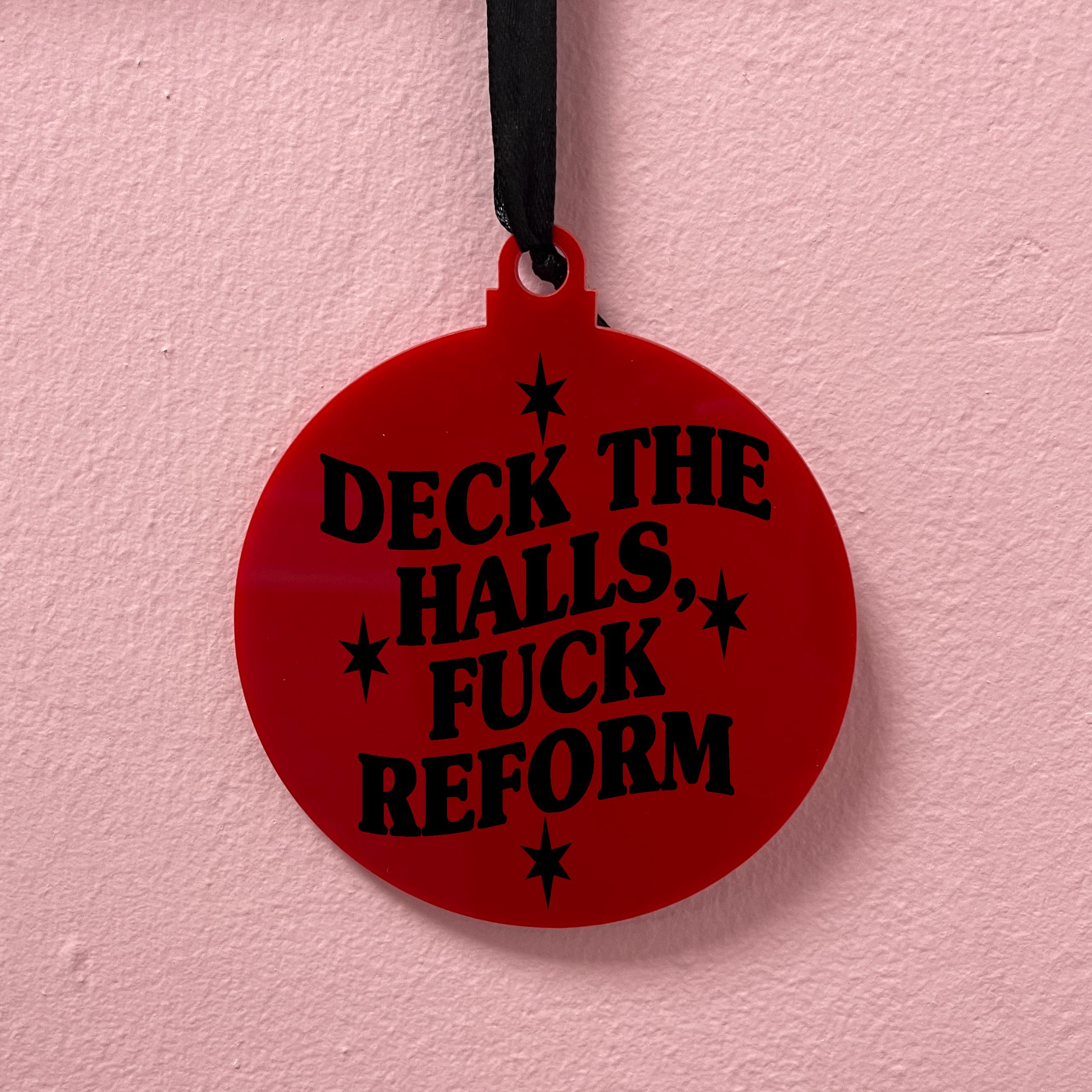 Deck The Halls Not Your Family Divertente Natale Per Adulti Felpa - Foto 4