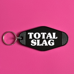 total slag motel keyring, keychain, goth alternative gift