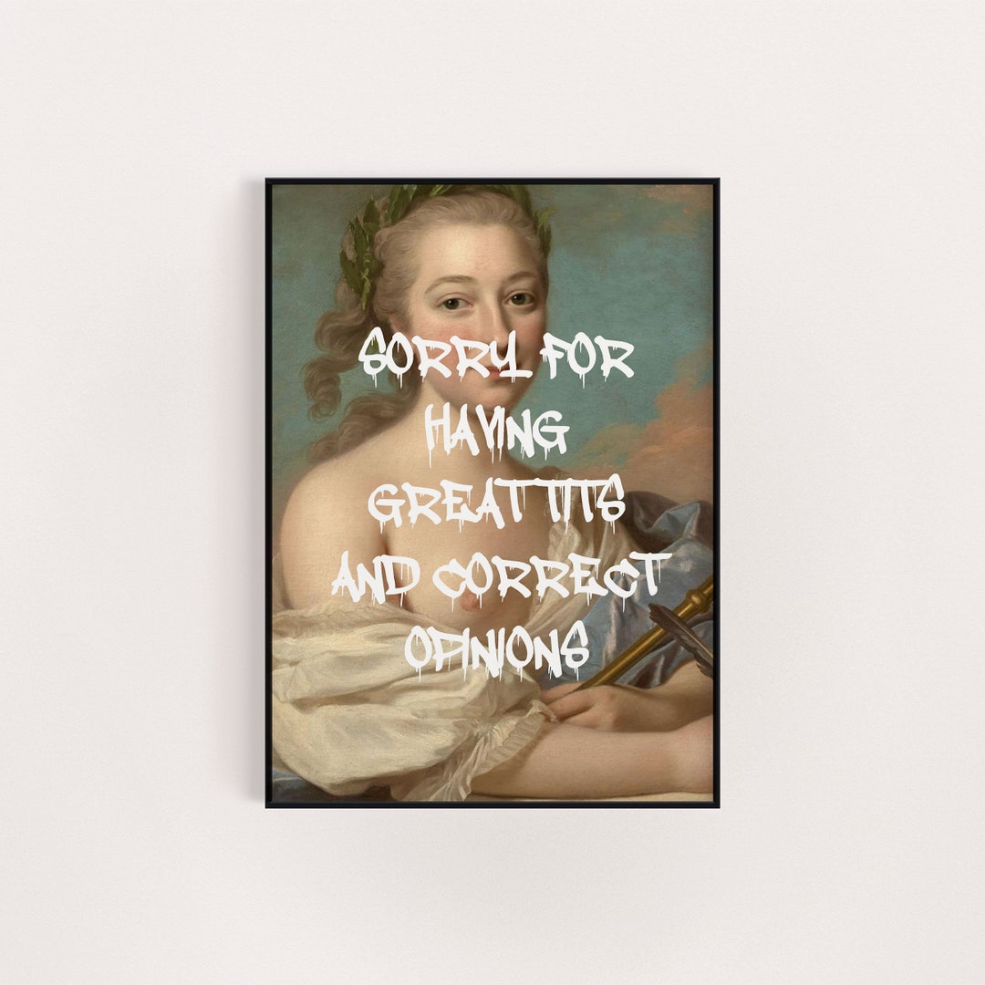 Funny Art Rework Poster Print, Retro Groovy Wall Art - Etsy