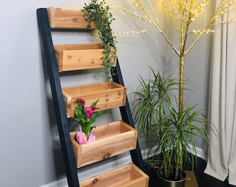 DIY Vertical Ladder Planter Plan
