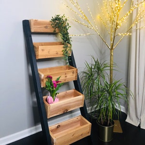 DIY Vertical Ladder Planter Plan