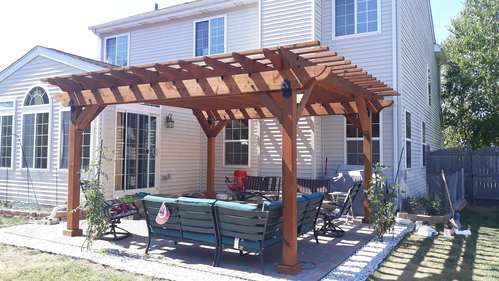 Buildyourownpergola15x15diyplanspergolaplans Etsy