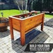 Planter Box Plans / Raised Planter Plan / Wood Planter / Outdoor Planter / Garden Bed / Elevated Cedar Garden Bed 