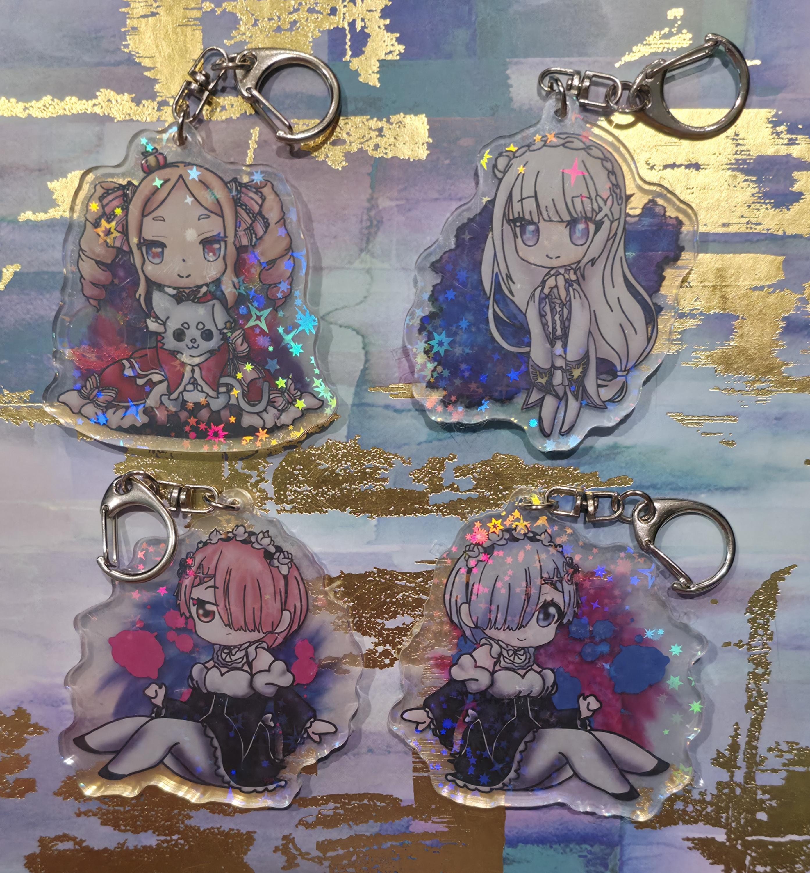 Rezero Rem Keychain - Etsy
