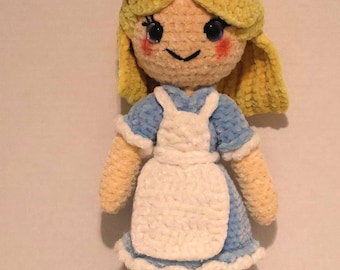 Alice in Wonderland Crochet Doll