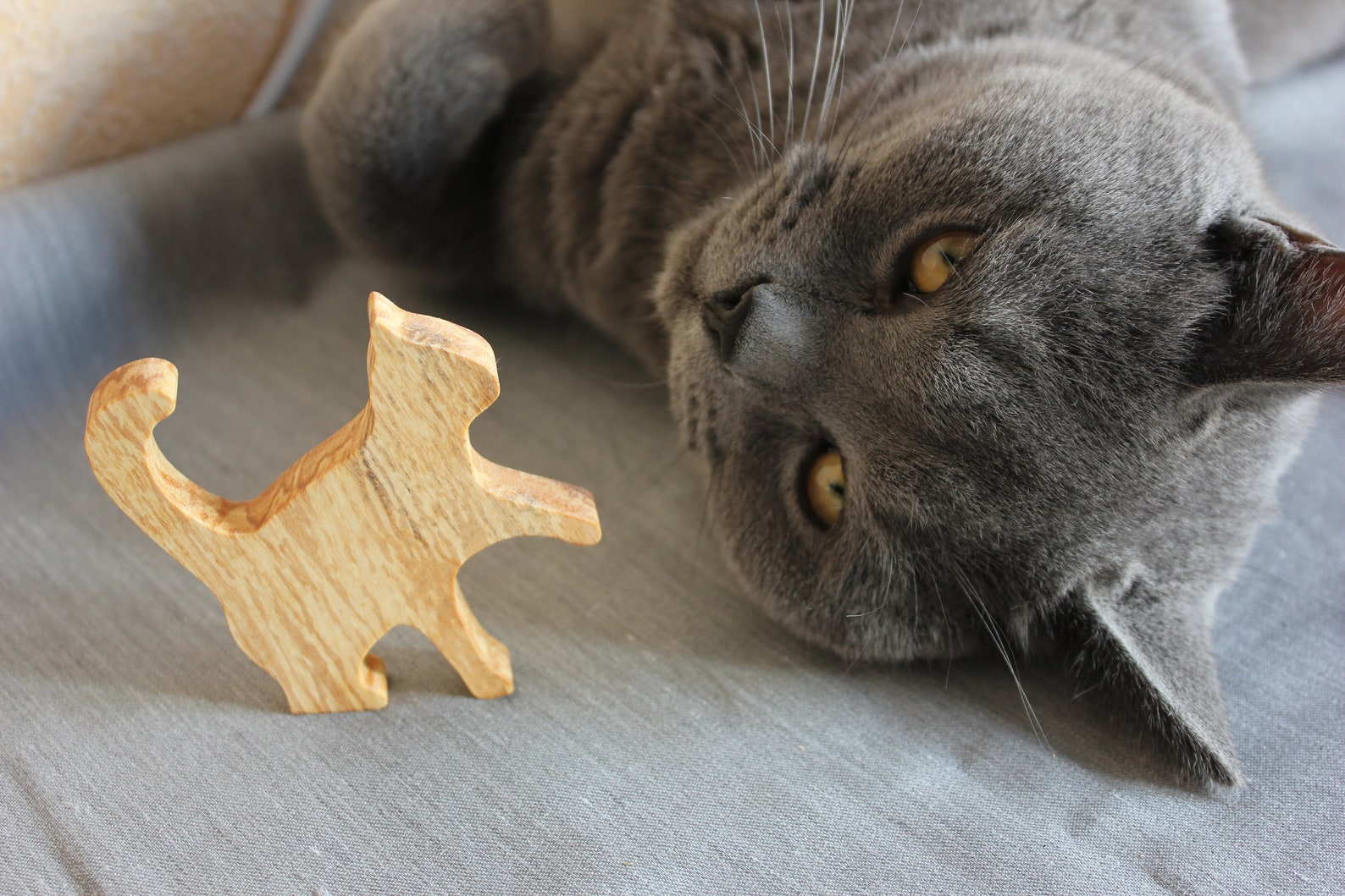 Wooden Cat Stack Wooden Cat Pile Game 12 Pieces in a Set Etsy