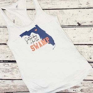 UF swamp tank, University  of Florida Gators tank top, Saturday is for the Swamp, UF football tank