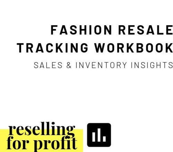 fashion resale tracking workbook sales and inventory insights for poshmark and other platforms poshmark tracking