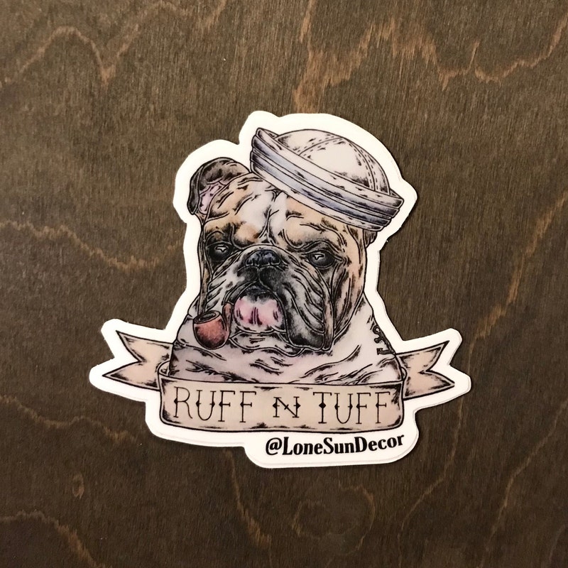 Tuff Stickers - Etsy
