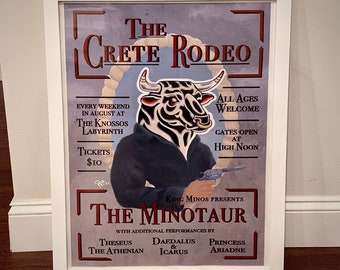 The Minotaur - Mythical Event Poster