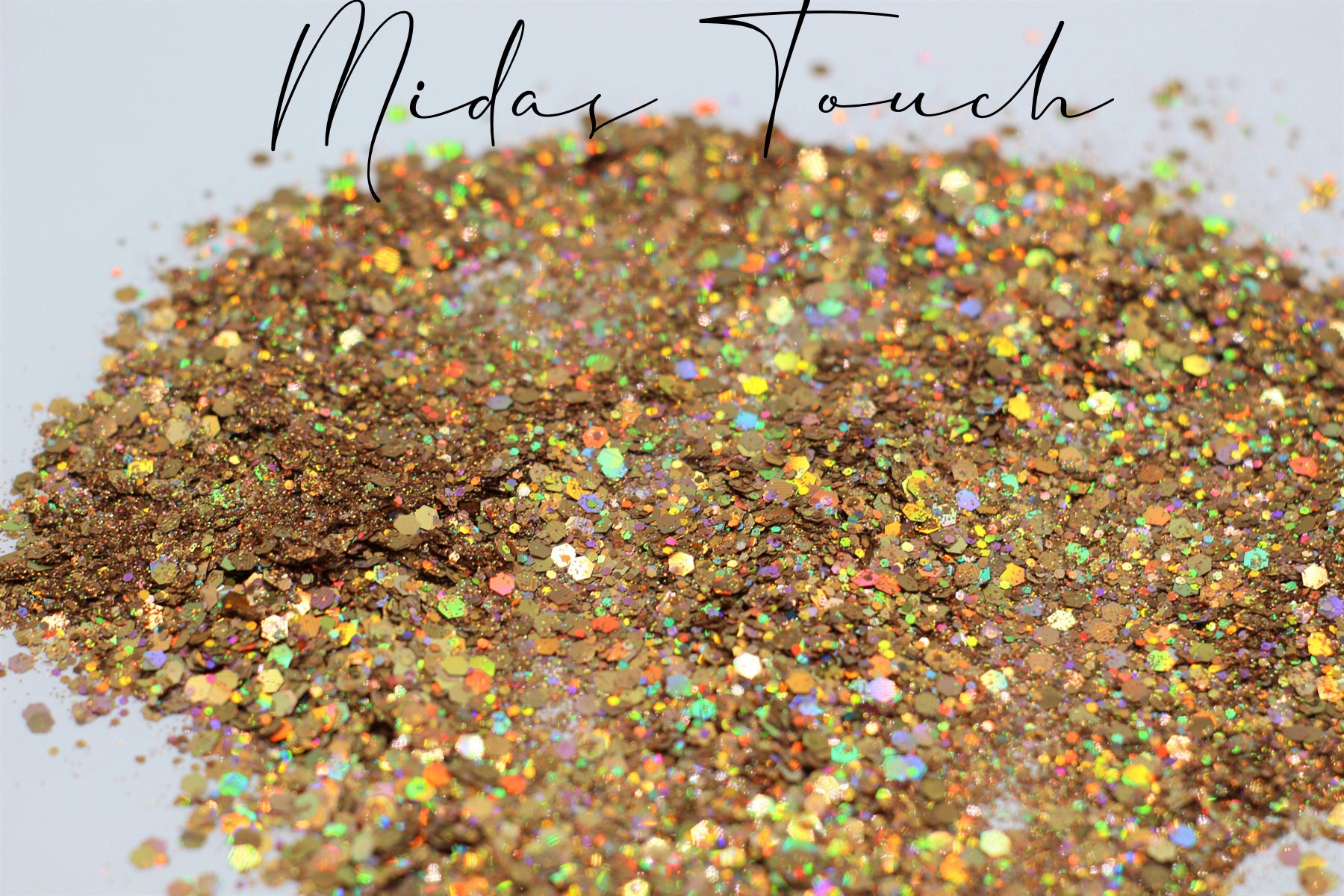 Pouch Of Midas Holographic Glitter Powder For Craft / Nail Art