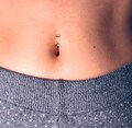Dainty belly ring, silver small belly ring, minimalist belly ring, elegant navel ring, mini belly ring, small belly jewelry