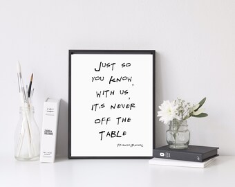 Rachel Green Quote Etsy