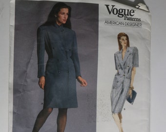 Vogue 1979 Ralph Lauren Misses Dress Sewing Pattern - UNCUT - Size 10