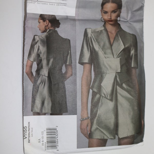 Vogue 1155 Guy Laroche Misses Dress Sewing Pattern UNCUT  Size 6 8 10 12