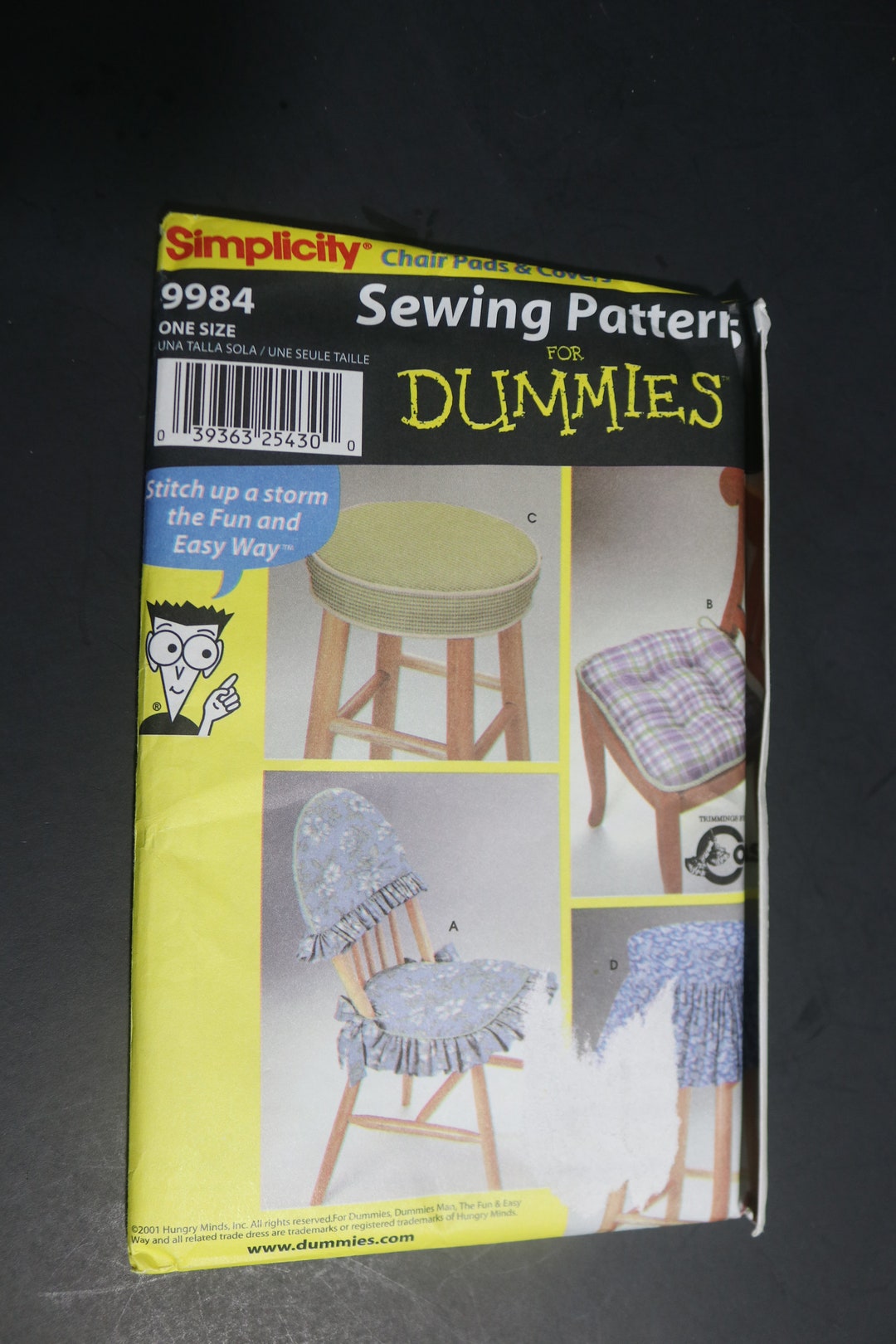 Simplicity 9984 Various Chair and Stool Covers Sewing Pattern Uncut Etsy