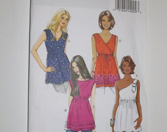 Butterick 5644 Misses Top Sewing Pattern - UNCUT -  Size XSm Sml Med or Size Lrg Xlg Xxl