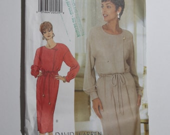 Butterick 3753 David Warren Misses / Misses Petite Dress Sewing Pattern - UNCUT Size 8 10 12