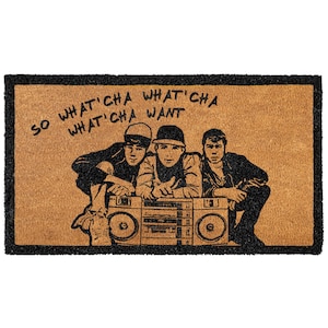 What&#39;cha Want Door Mat 30x17 Inch, Beasty Boys Welcome Mat, Beasty Boys Door Mat, So Whatchawant Doormat, So Whatchawhatcha Want Doormat