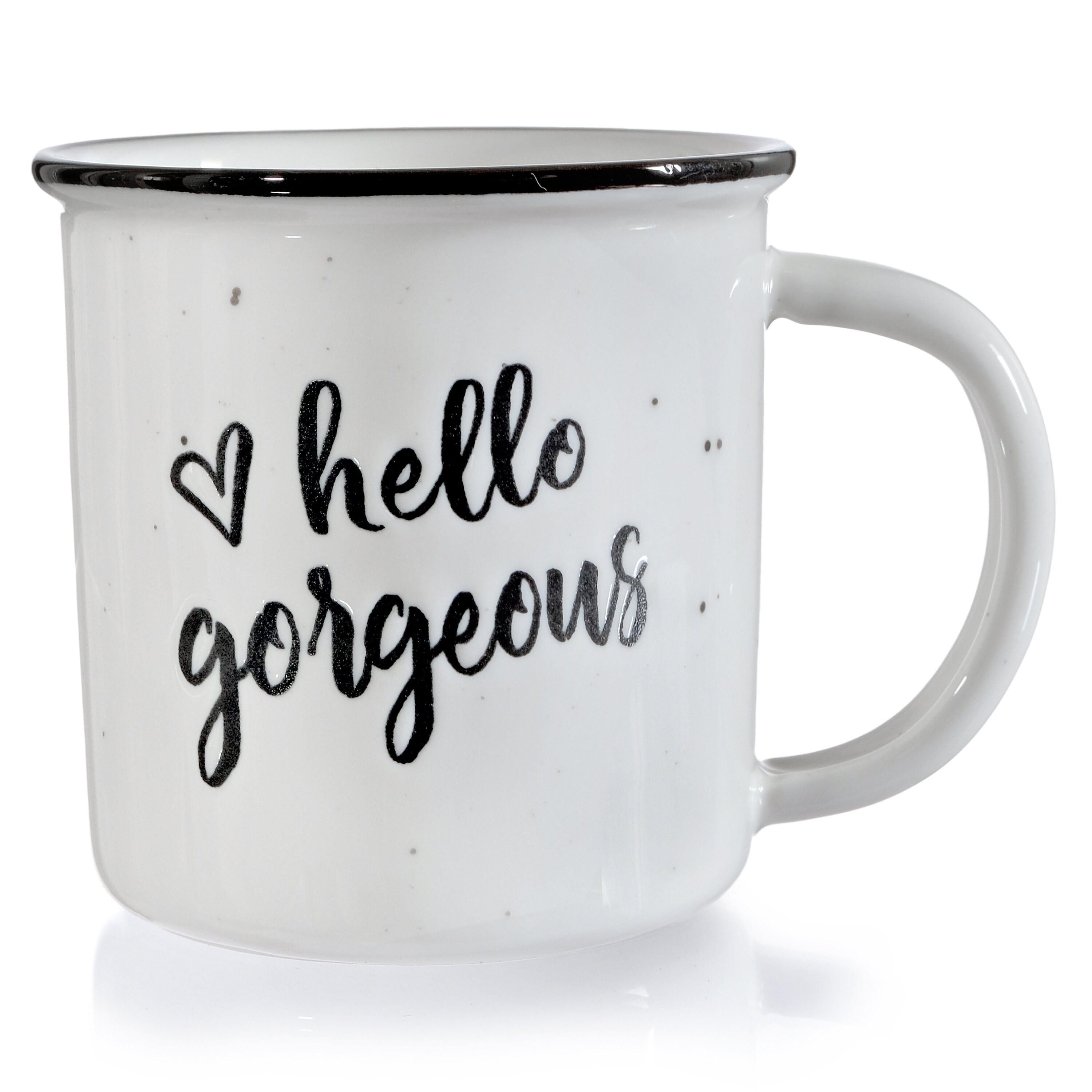 Hello Coffee Mug 11 Ounce Ceramic Coffee Mug Hello Etsy