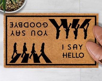 Hello Goodbye Doormat: Musical Welcome Mat, 30x17 Inch
