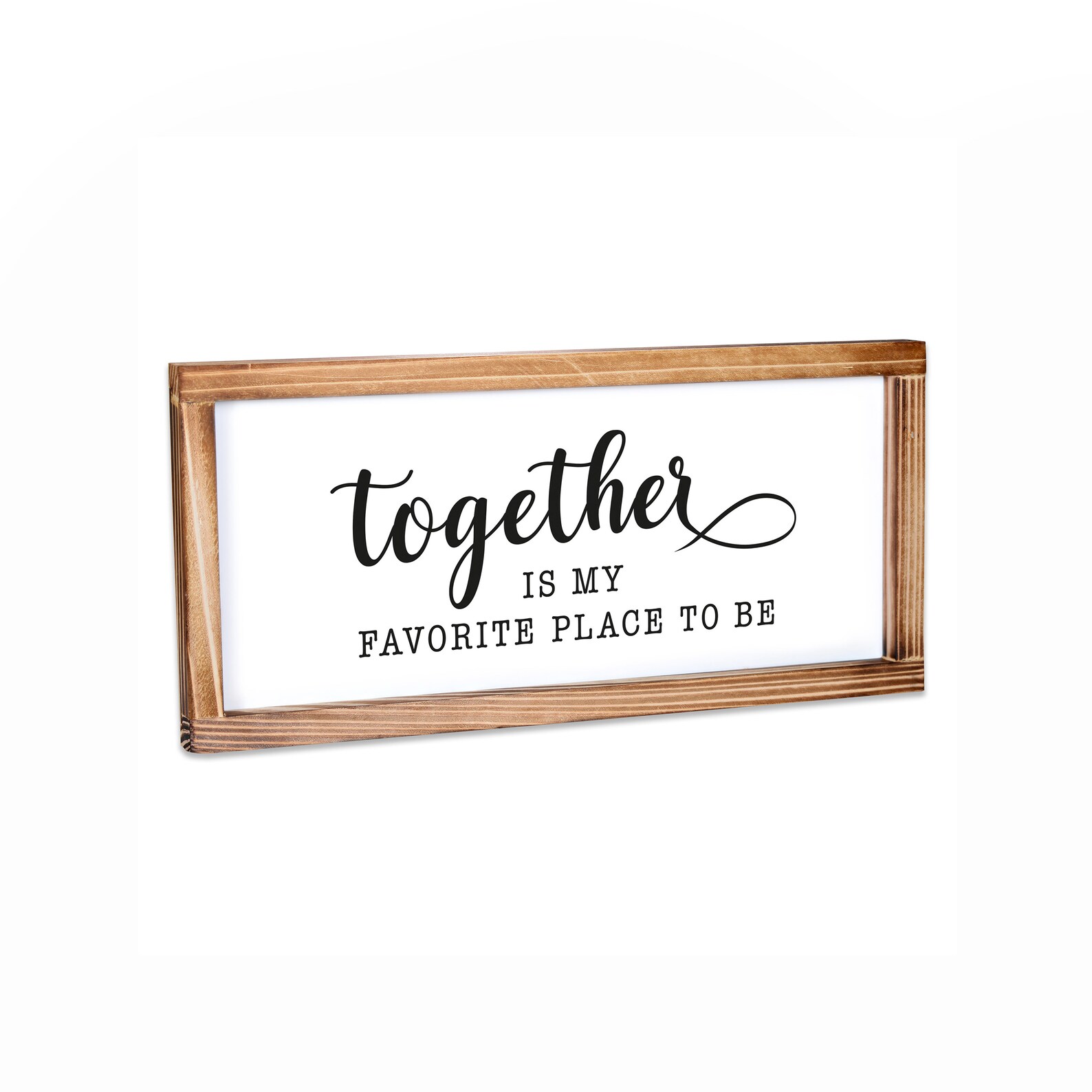 Together is My Favorite Place to Be Sign Rustic Farmhouse Etsy