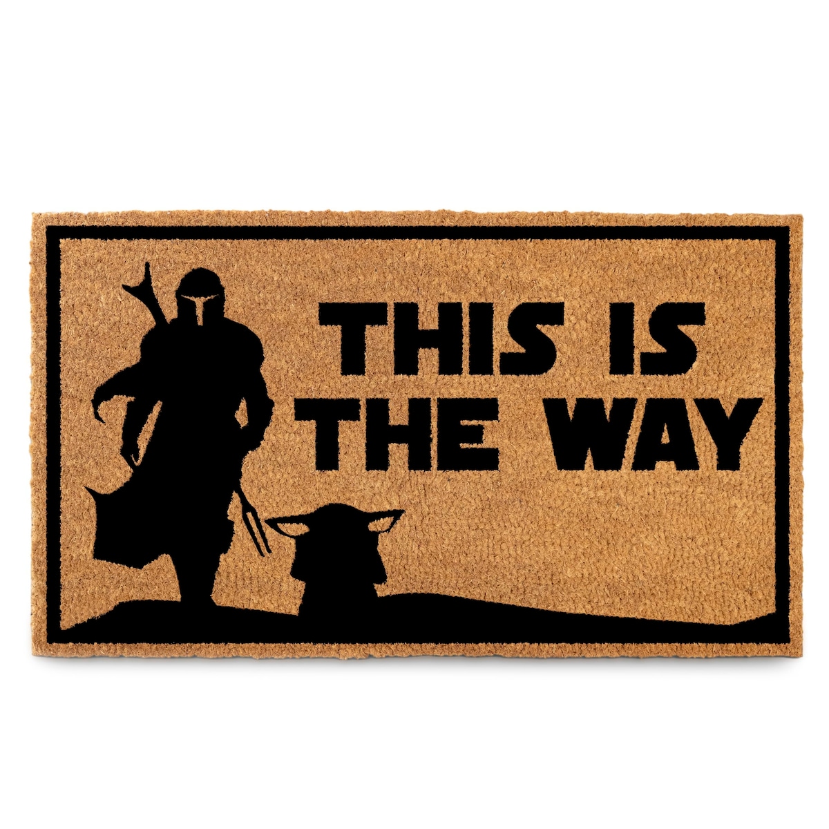 This is The Way Doormat: Star Wars Welcome Mat (30x17 Inch)