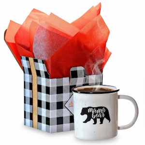 Mama Bear Coffee Mug: Farmhouse Speckled Campfire Mug image 1