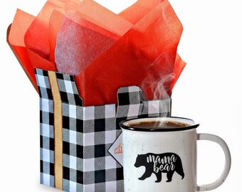 Mama Bear Coffee Mug: Farmhouse Speckled Campfire Mug
