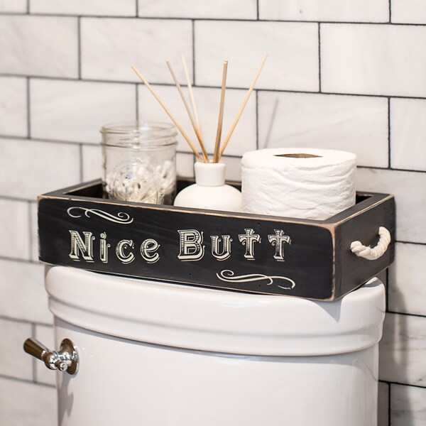 Toilet Wood Box Etsy