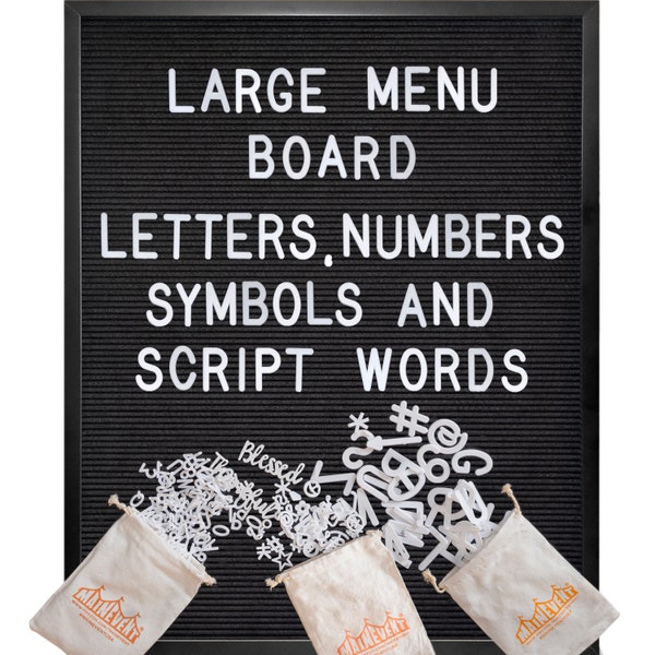 Large Letter Menu Board - Etsy
