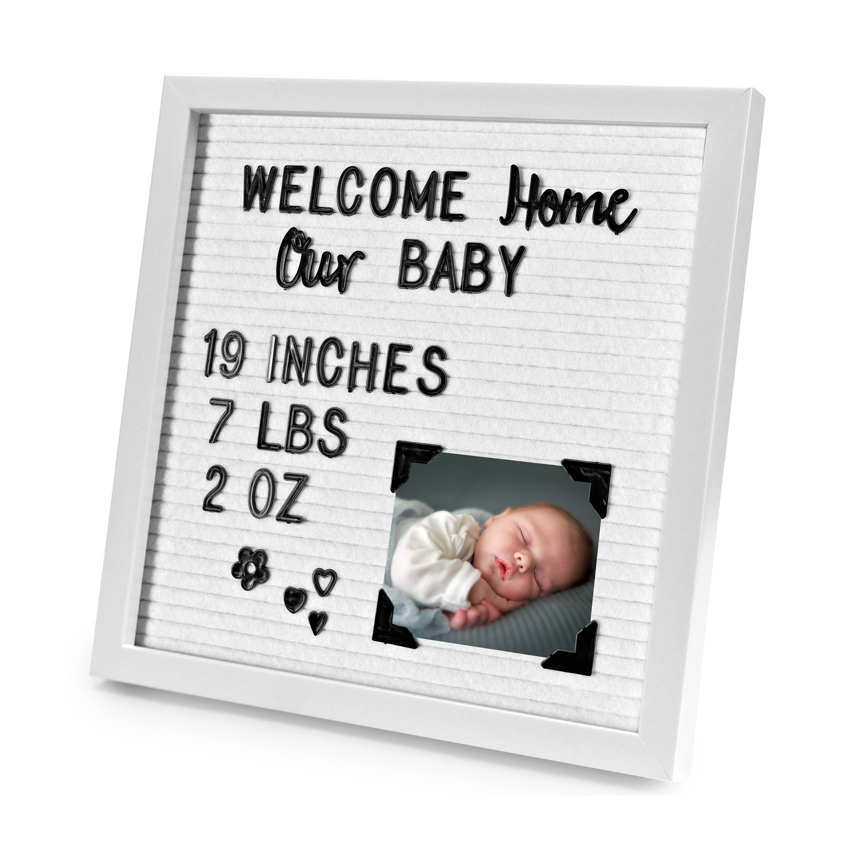 10x10 All White Felt Letter Board Changeable Letter Board Etsy