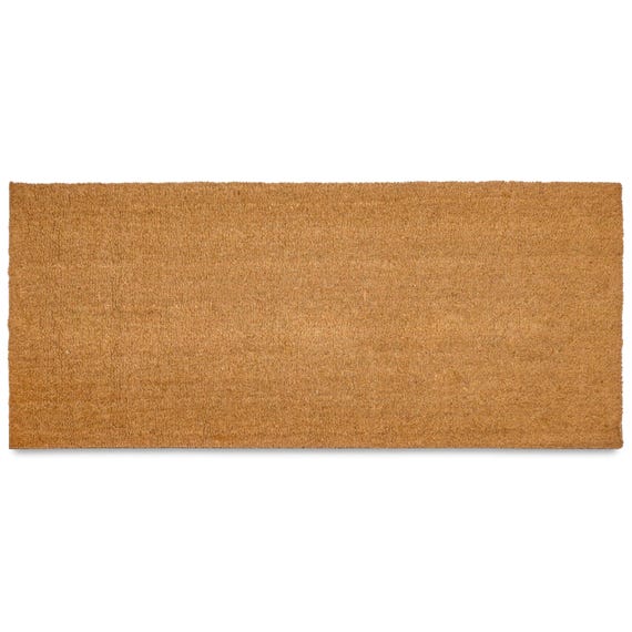 MAINEVENT Blank Mat 48x24 Inch, Plain Oversized Door Mat Outdoor w/Non-Slip PVC Backing, Extra Large Long Doormat for Double Doors