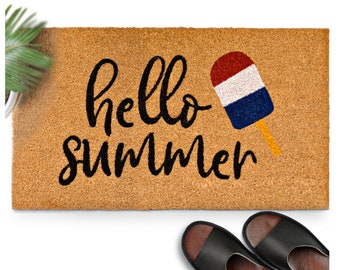 MAINEVENT Hello Summer Doormat 30x17 Inch