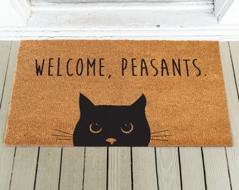 MAINEVENT Doormat - Warrant, Peasant, Speak Friend - 50x15 Inches