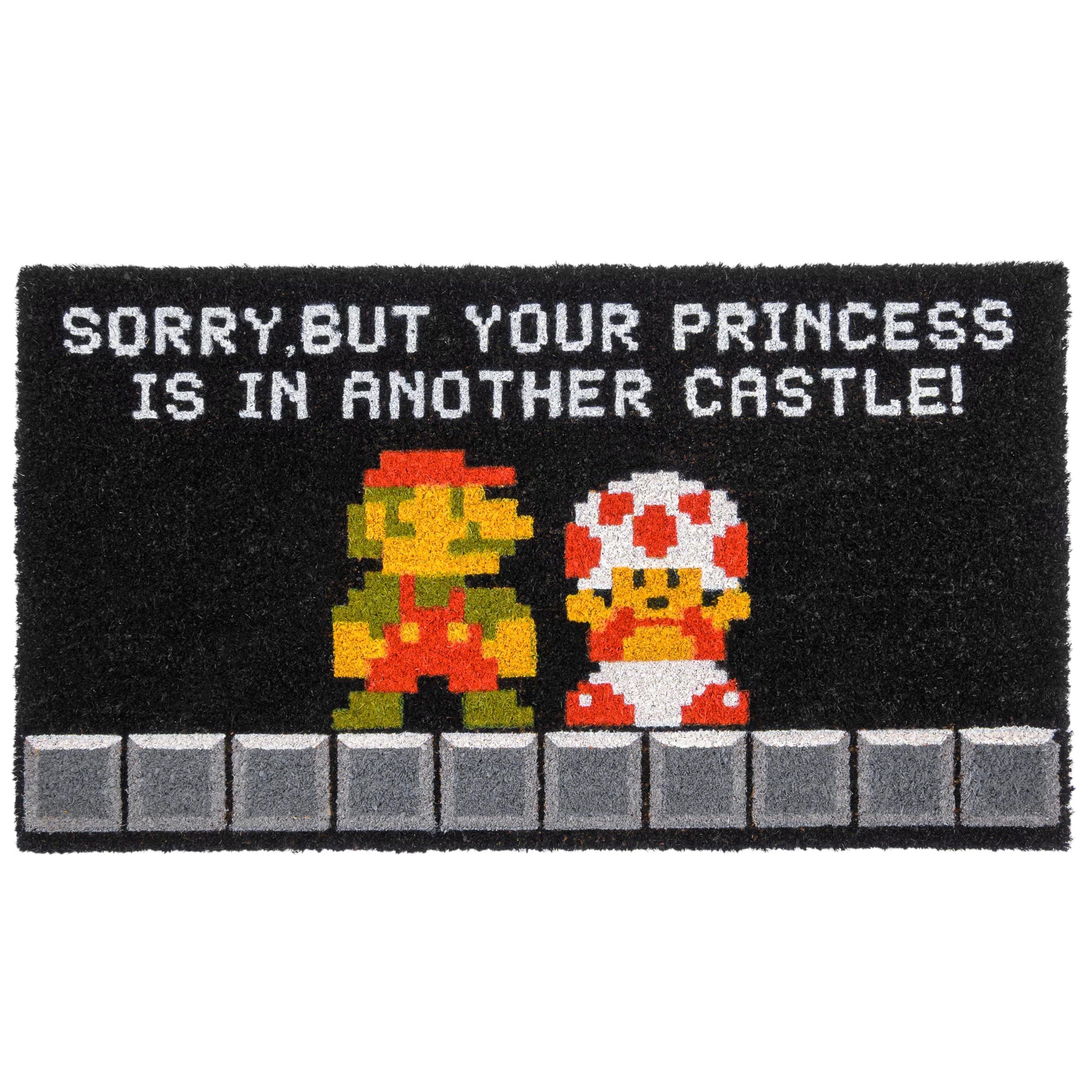 Gamer Door Mat: Sorry Princess - Funny Nerd Home Decor