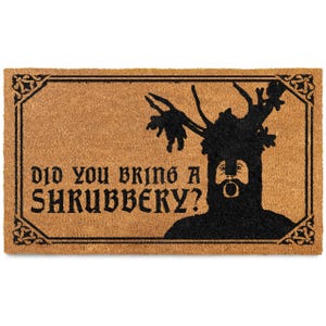 Monty Python Shrubbery Doormat: Funny Geek Decor