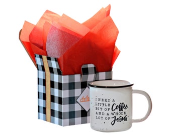 Inspirational Coffee Mug: Farmhouse Christian Gift, 11 oz Porcelain