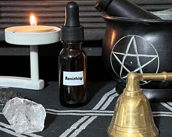 Authentic Banishing Oil. Witchcraft Hoodoo Banishing Oil