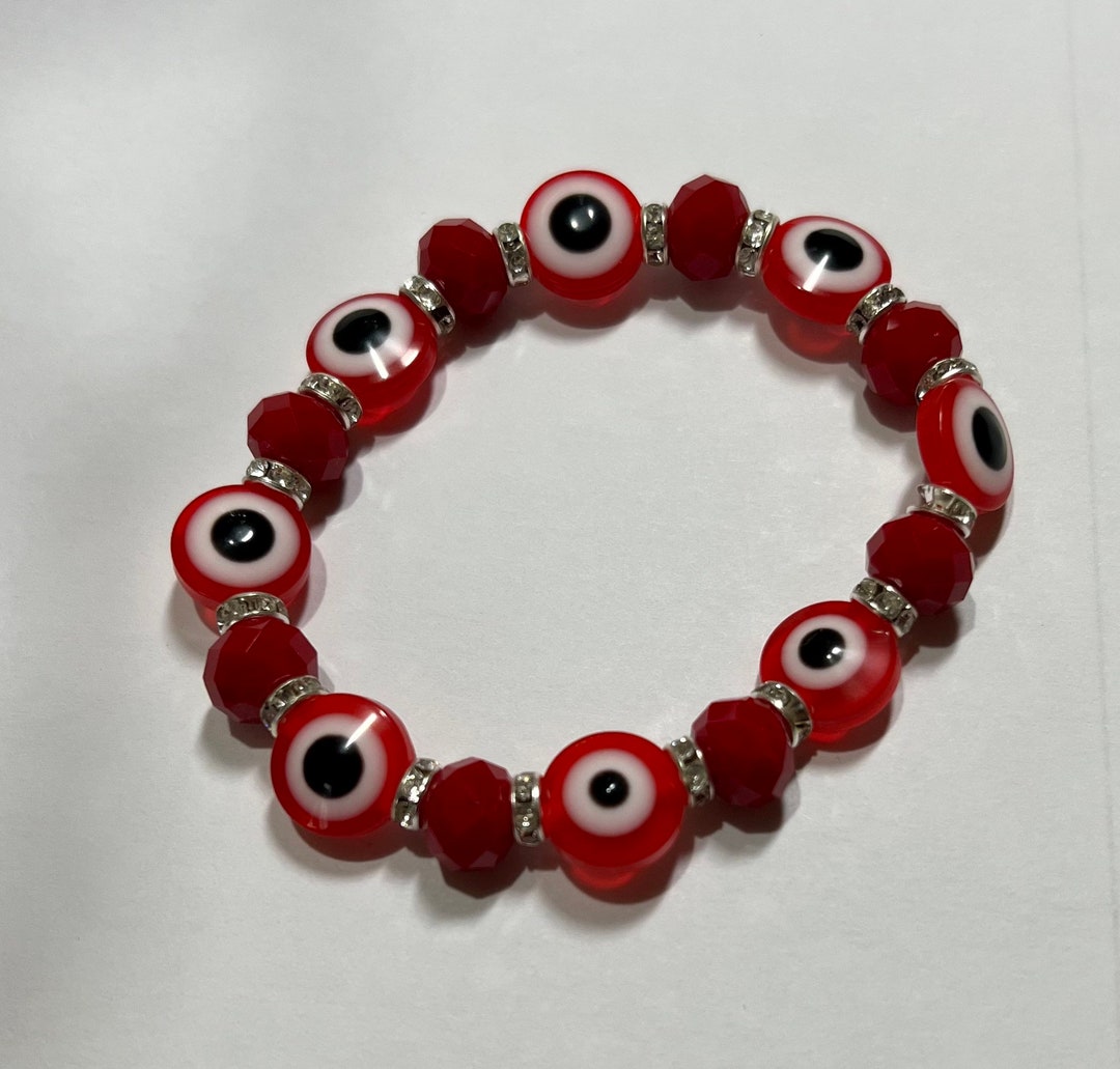Red Evil Eye Bracelet Red Evil Eye Love Protection Etsy