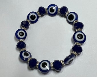 Evil Eye Bracelet • Blue Evil Eye • Protection Bracelet