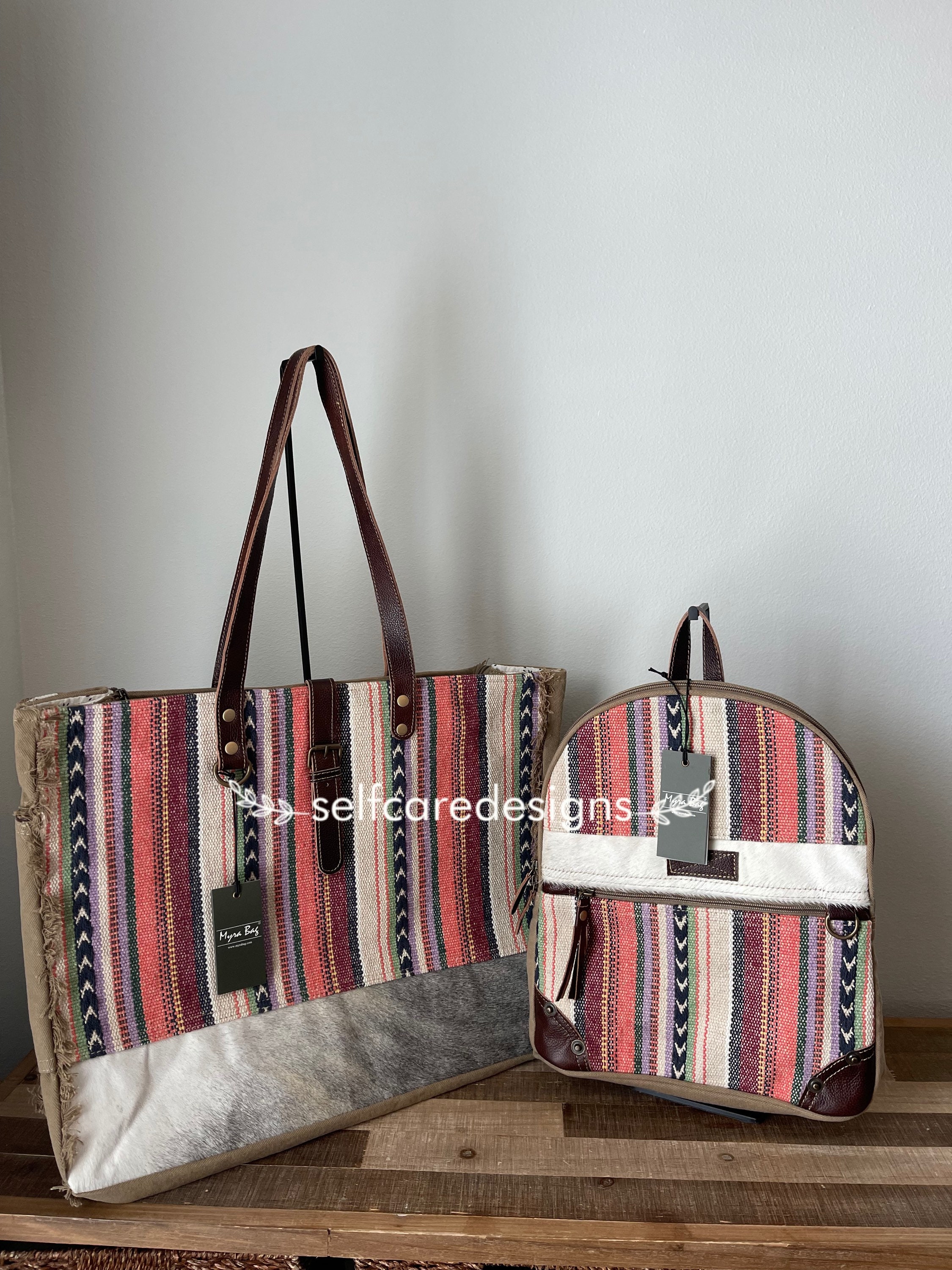 myra bag cowhide backpack