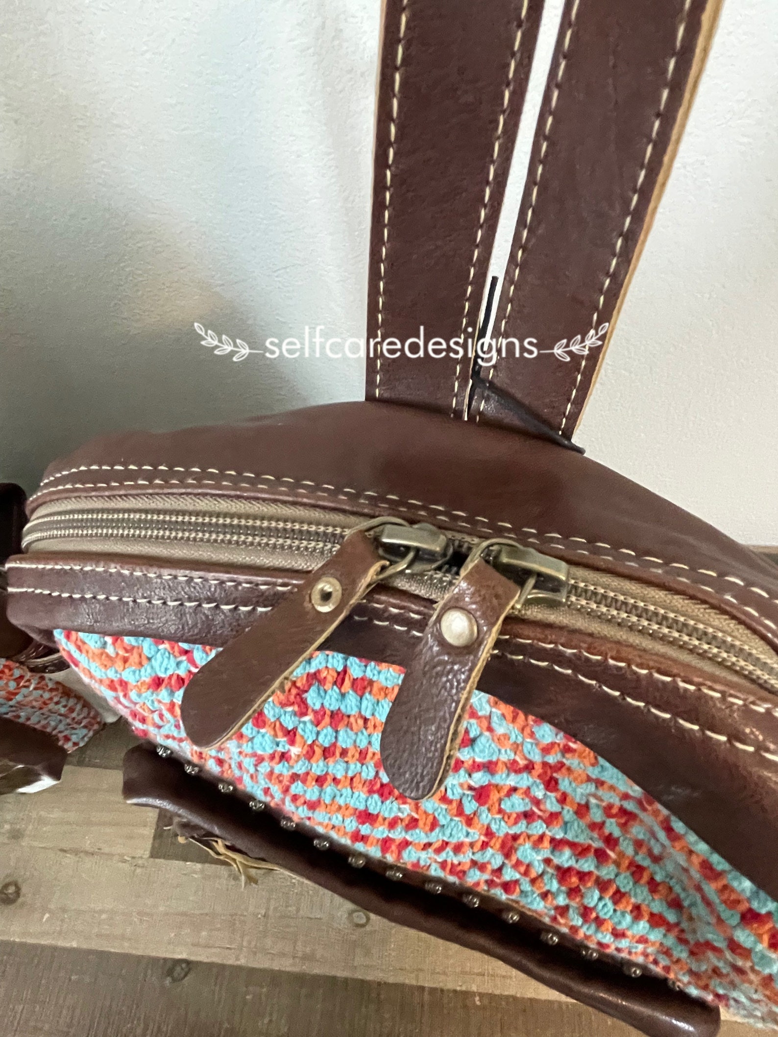 cowhide backpack purses