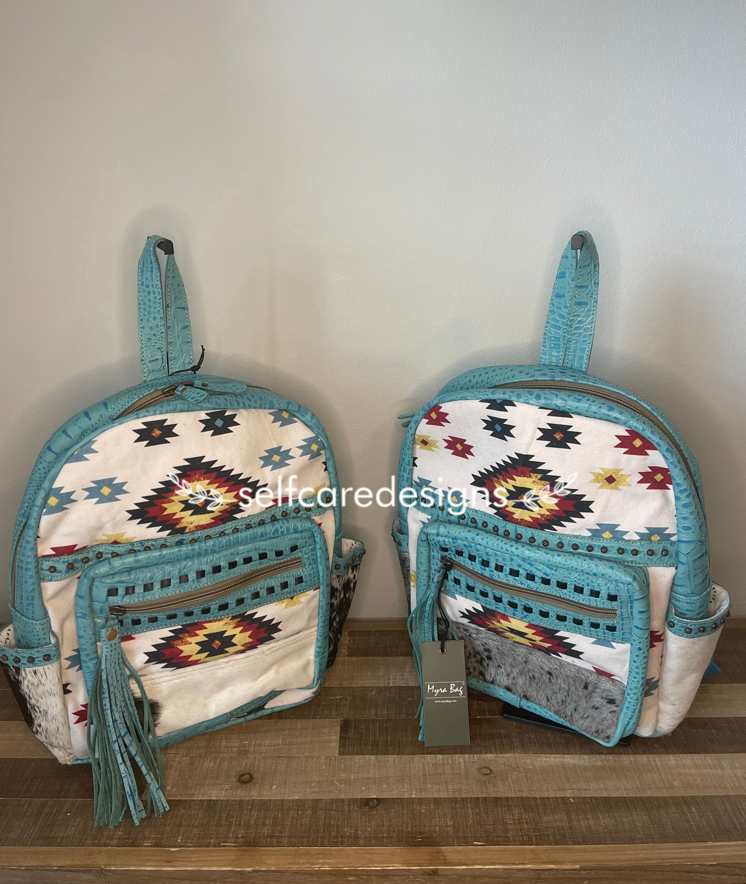 Cowhide Backpack Aztec 