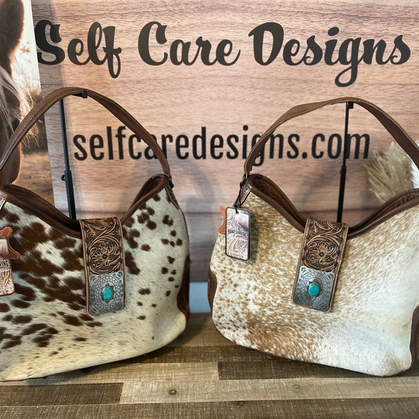 Cowhide Purse Etsy