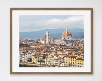 Florence Duomo Print, Italy Wall Art, Fine Art Travel Photography Print, Firenze Wall Decor