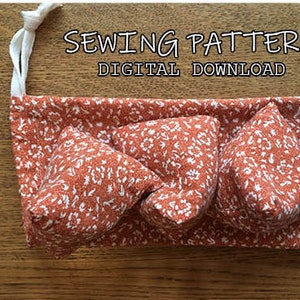 Make a set of juggling bags with a pouch, downloadable PDF file