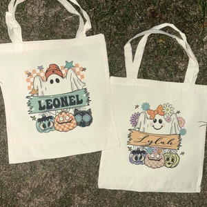 Personalized Halloween Bag, Trick or Treat Bag