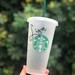Starbucks Reusable Personalized Venti Cups with Name, 24oz Cup, Custom Starbucks Cup 