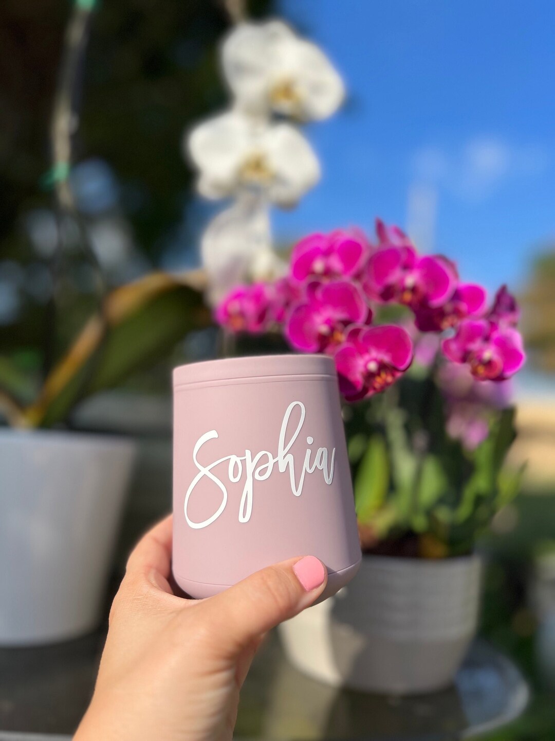 Acrylic Port Wine Tumbler Personalized Tumbler Bridesmaid Etsy